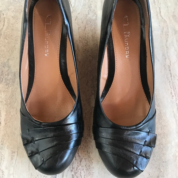 CL by Laundry Women's Wedges, Black Size 8 Med. - Picture 1 of 6